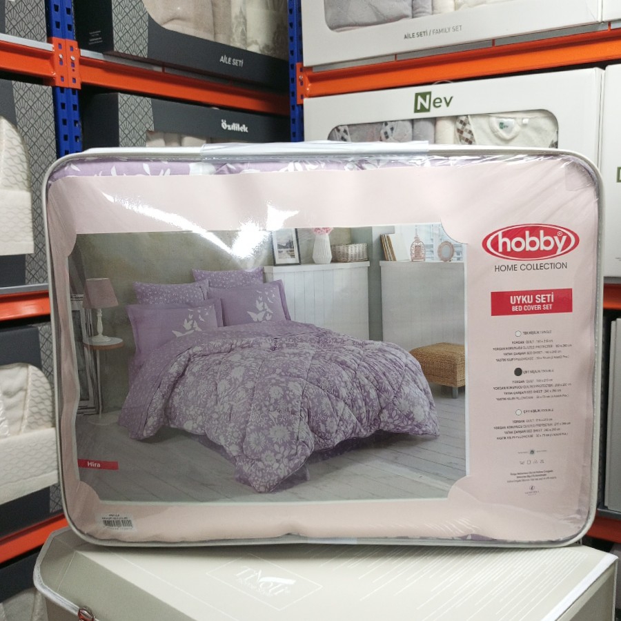 poplin uyku seti çift kişilik