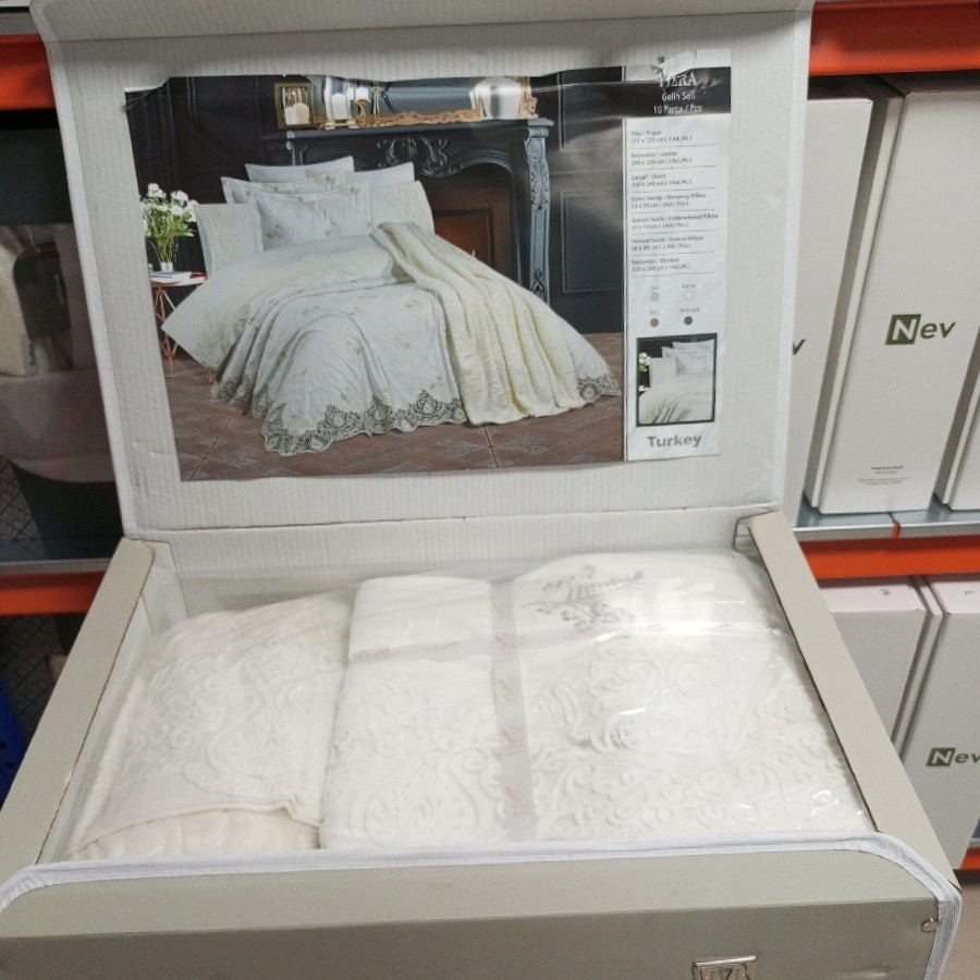 çeyiz seti yatak örtüsü